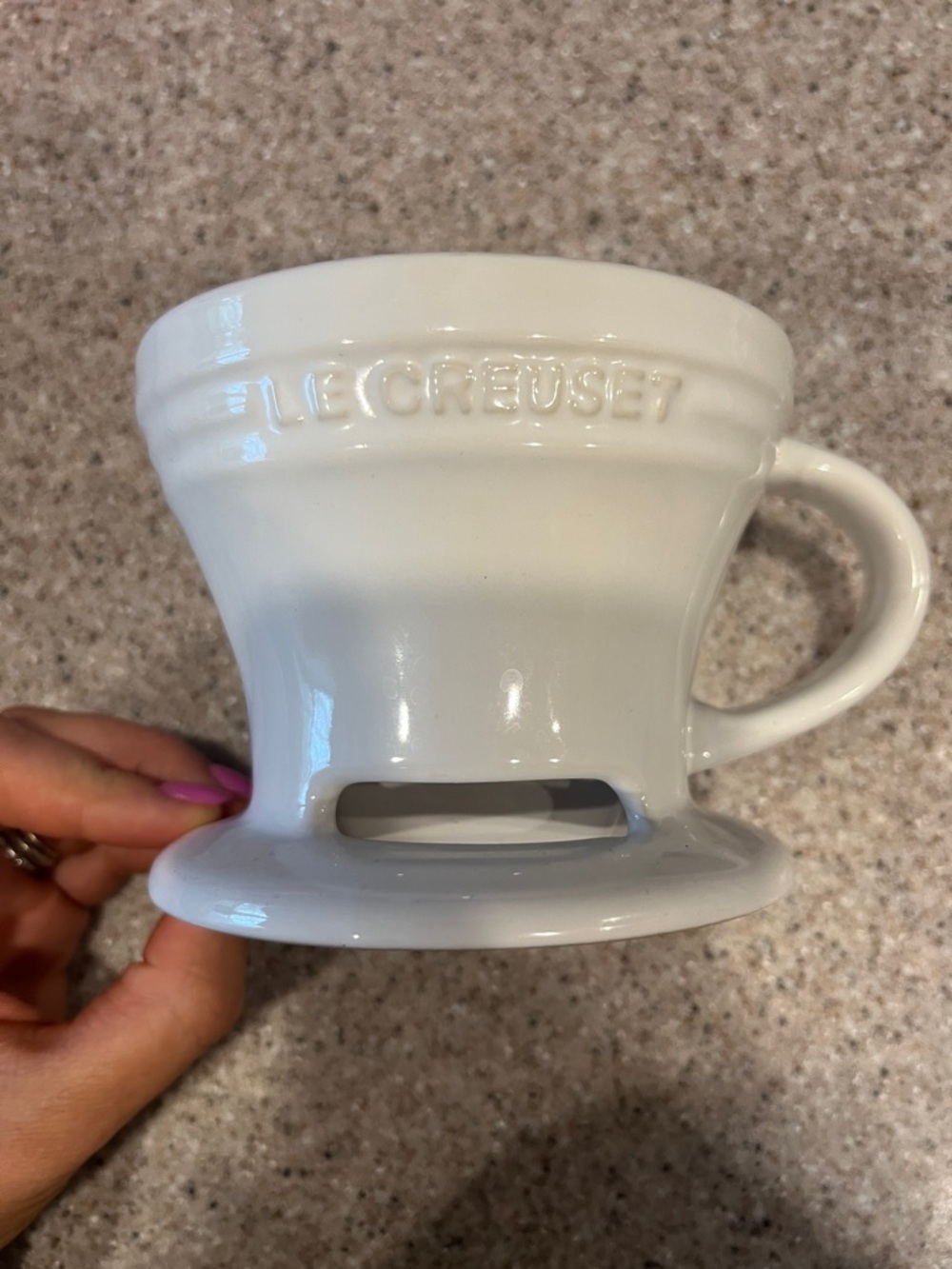 Le Creuset Cream Ceramic Pour-Over Coffee Dripper